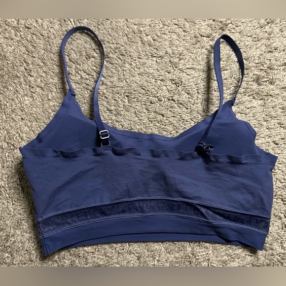 Lucky Brand Bralette Large Blue - Like new - Picture 2 of 4